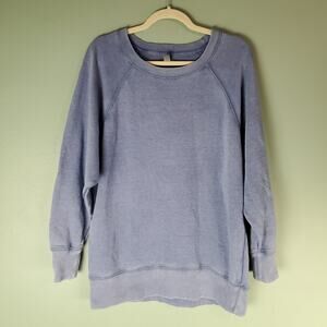 Aerie Womens Blue Long Sleeve Sweatshirt Size Small